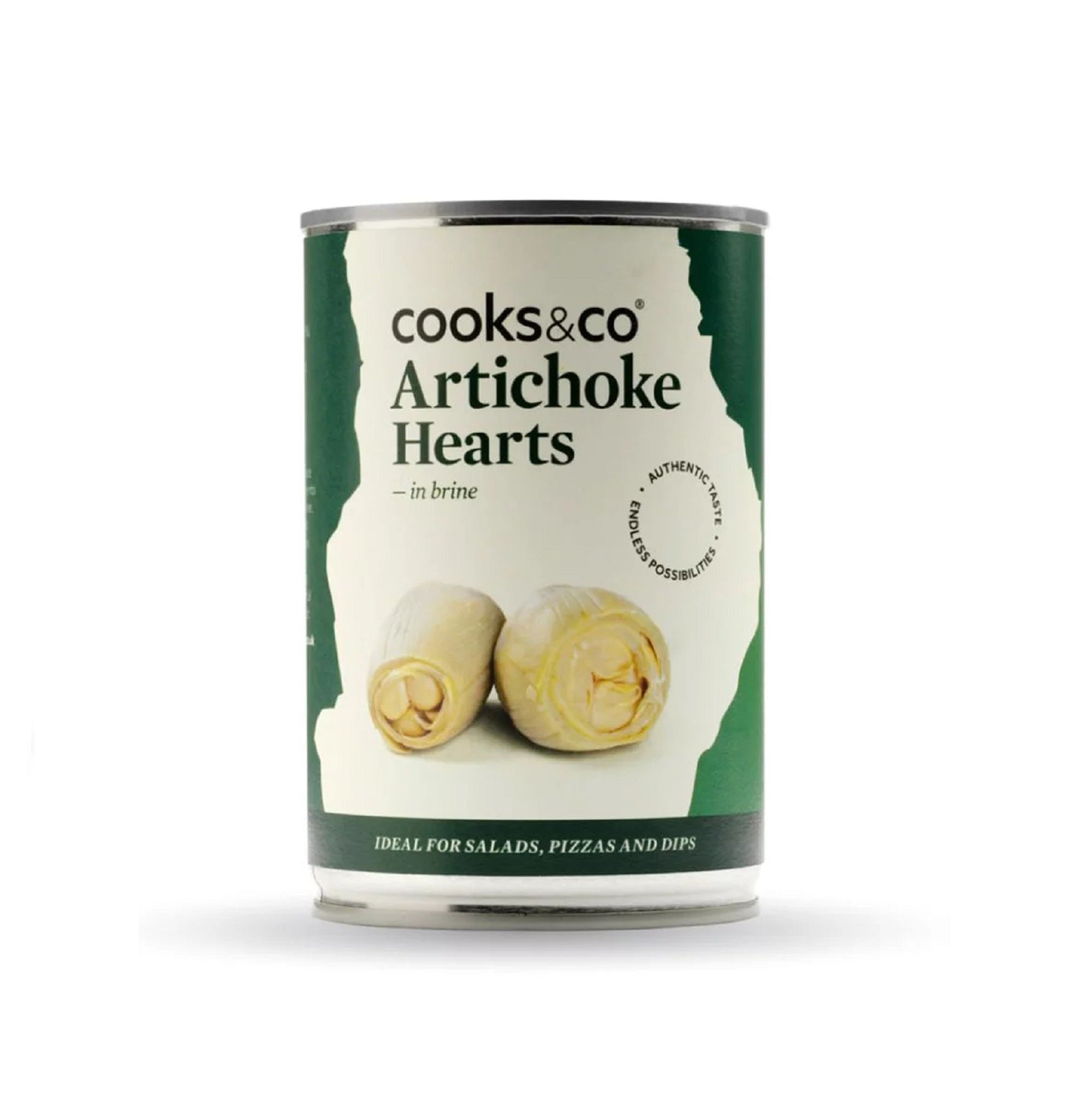 COOKS & CO ARTICHOKE HEARTS IN BRINE (390G)