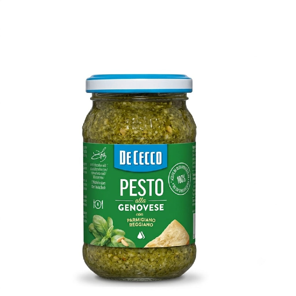 GREEN PESTO WITH PARMIGIANO REGGIANO (190G) (DE CECCO)