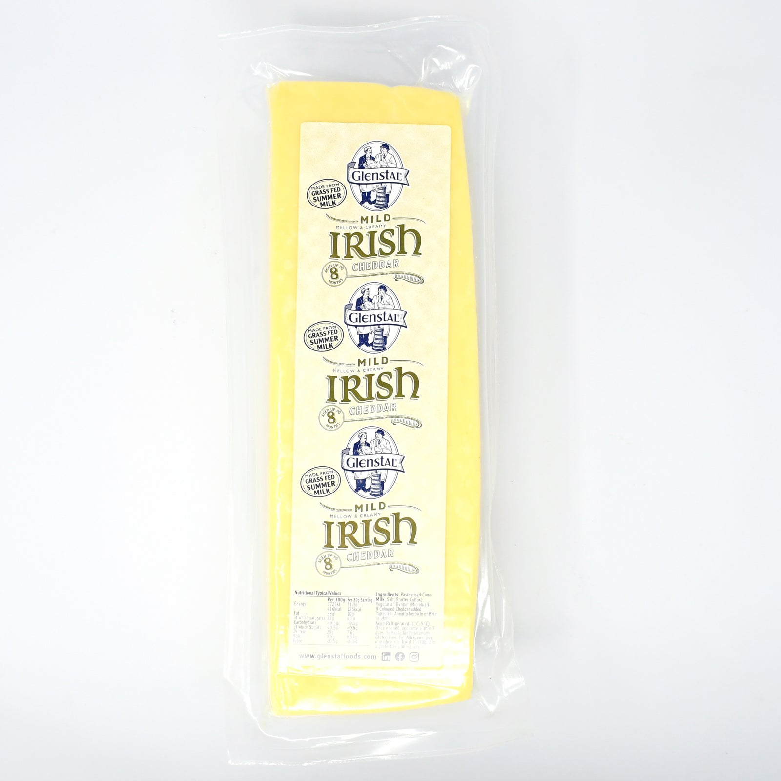 IRISH MILD CHEDDAR *WHITE* (220-250g Block)