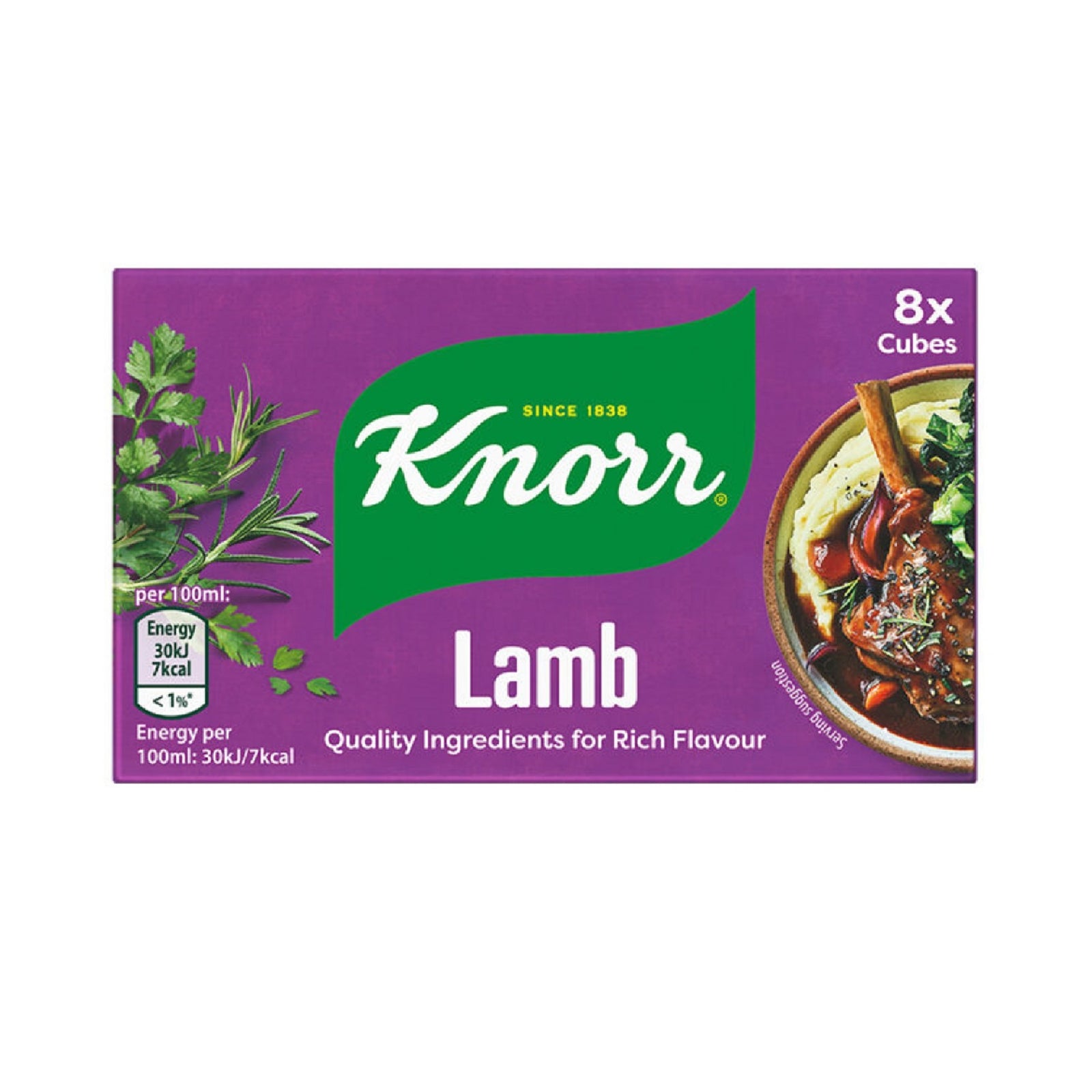 KNORR STOCK LAMB CUBES (8x10G)