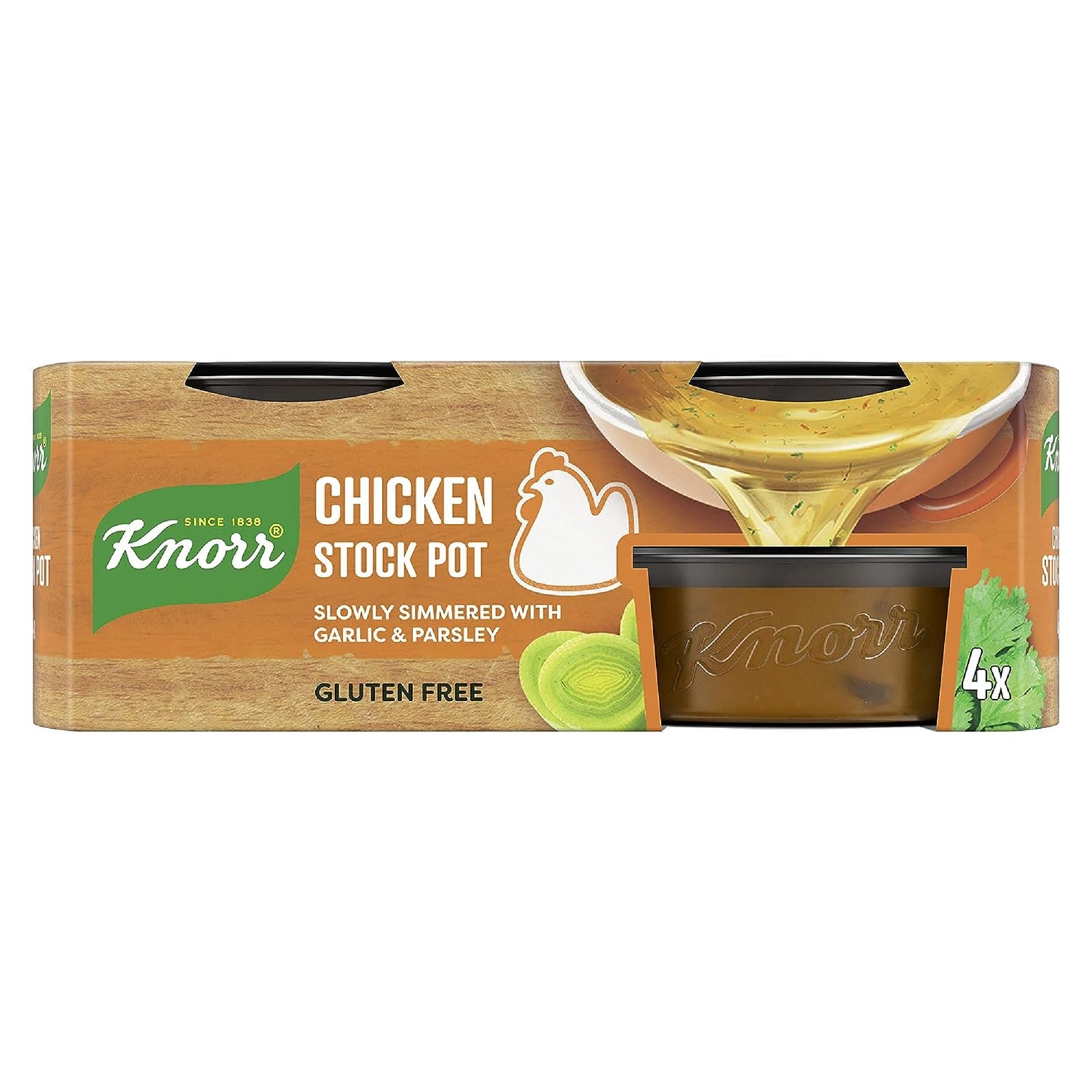 KNORR CHICKEN STOCK POT (4X28g / 112g)