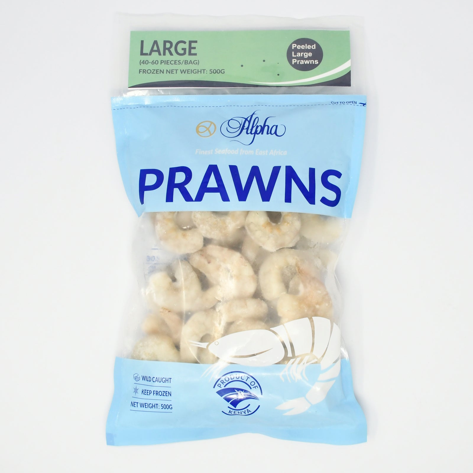LARGE PRAWNS (Peeled and UNDEVEINED) (500g)