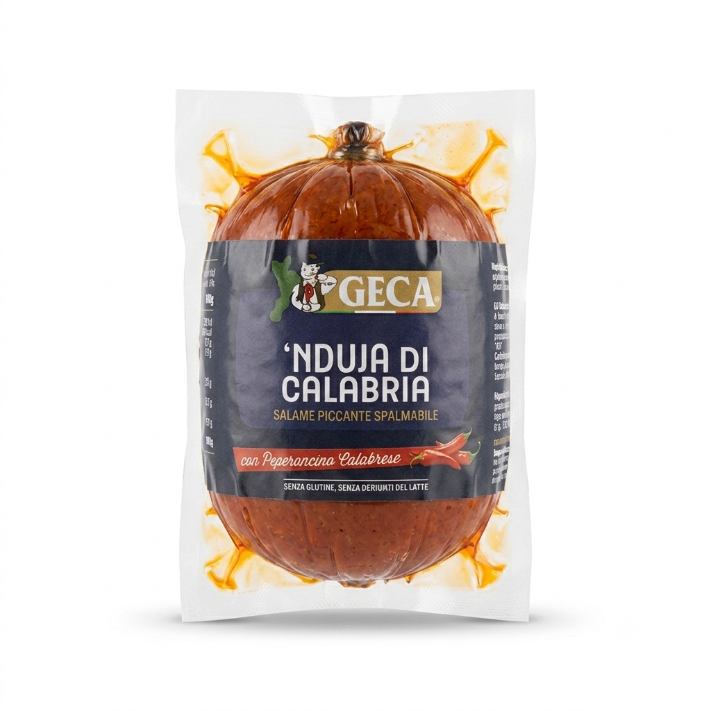NDUJA DI CALABRIA (SPICY SPREADABLE PORK SALAMI) (260-280g)