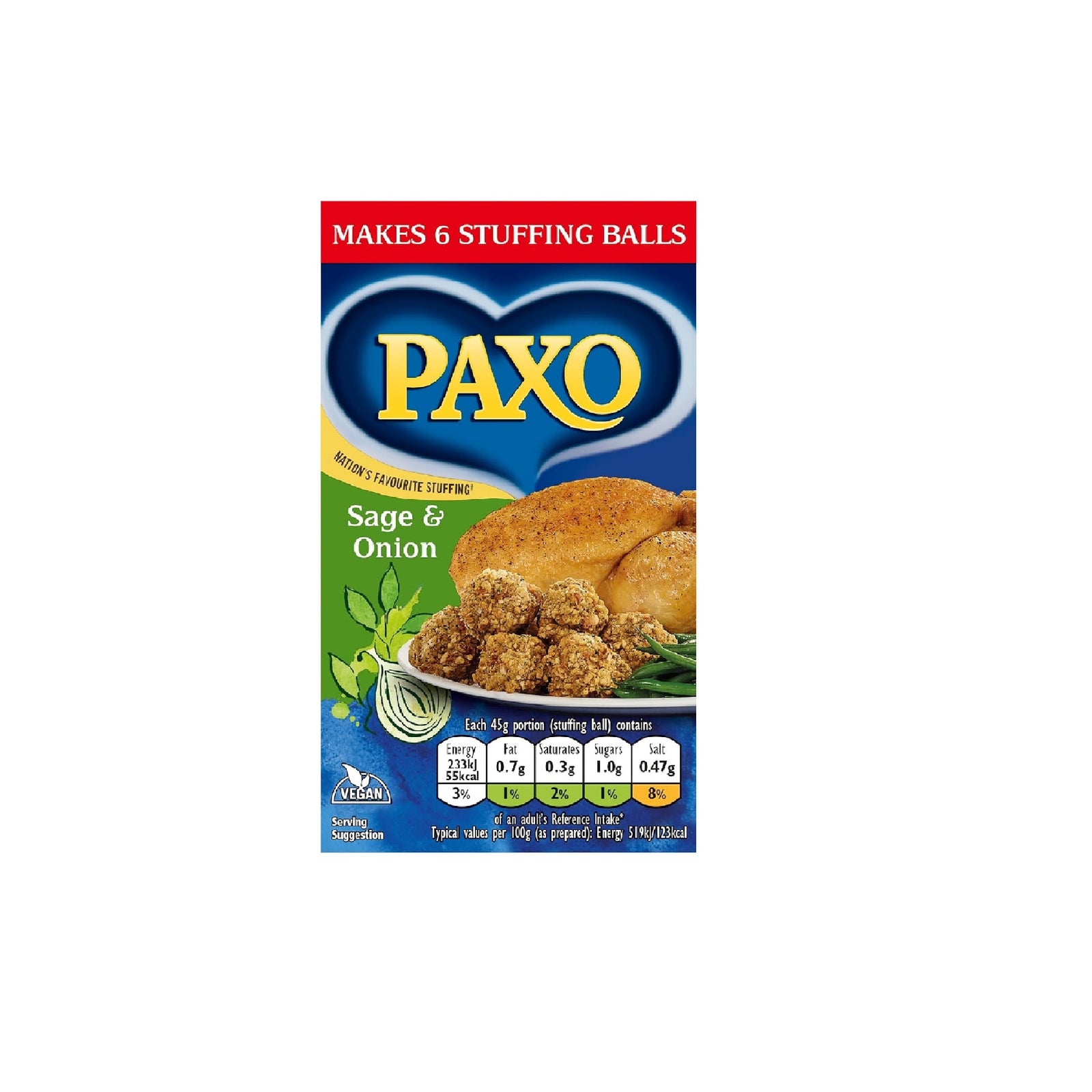 PAXO SAGE & ONION STUFFING MIX (85g)