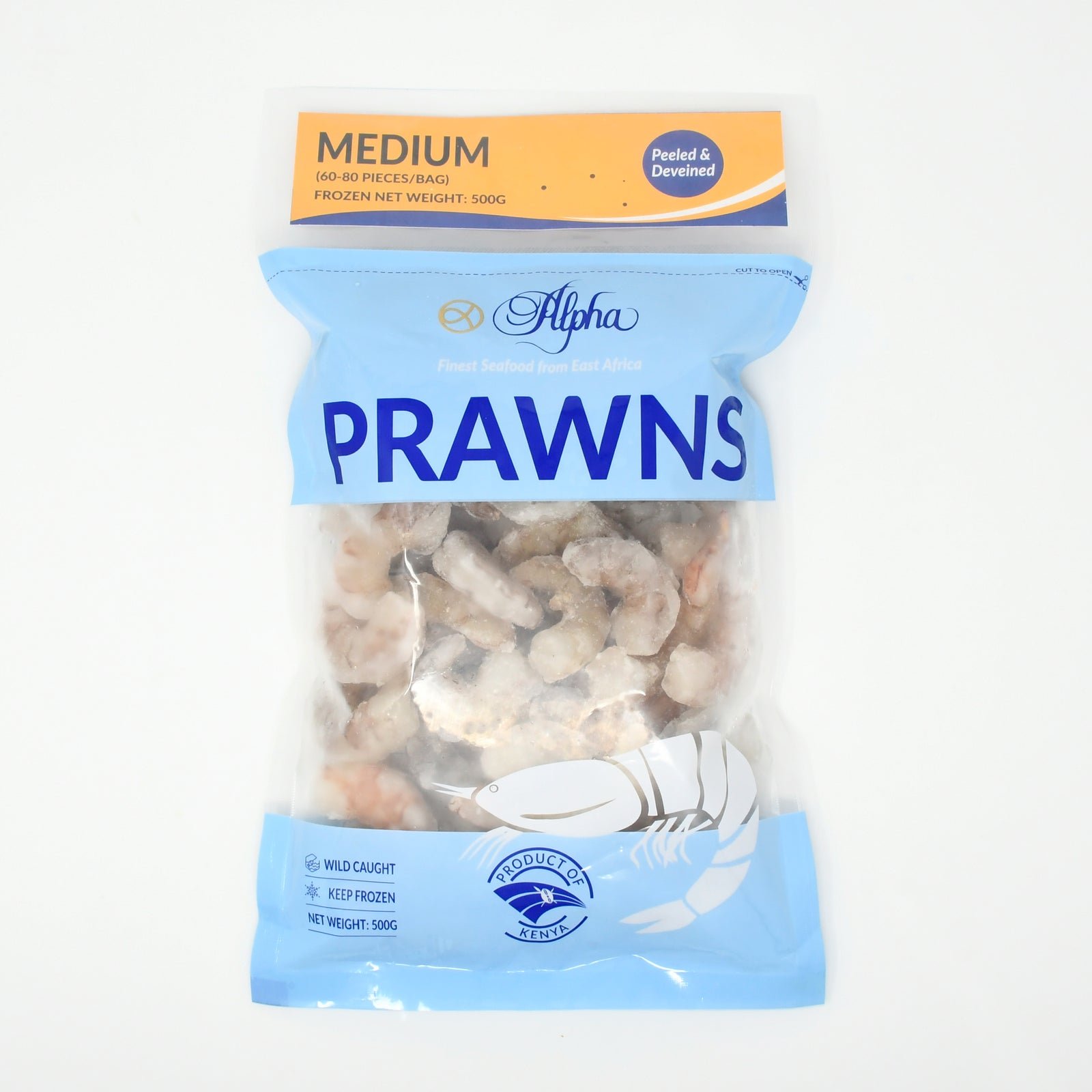 MEDIUM PRAWNS (Peeled and Deveined) (500g)