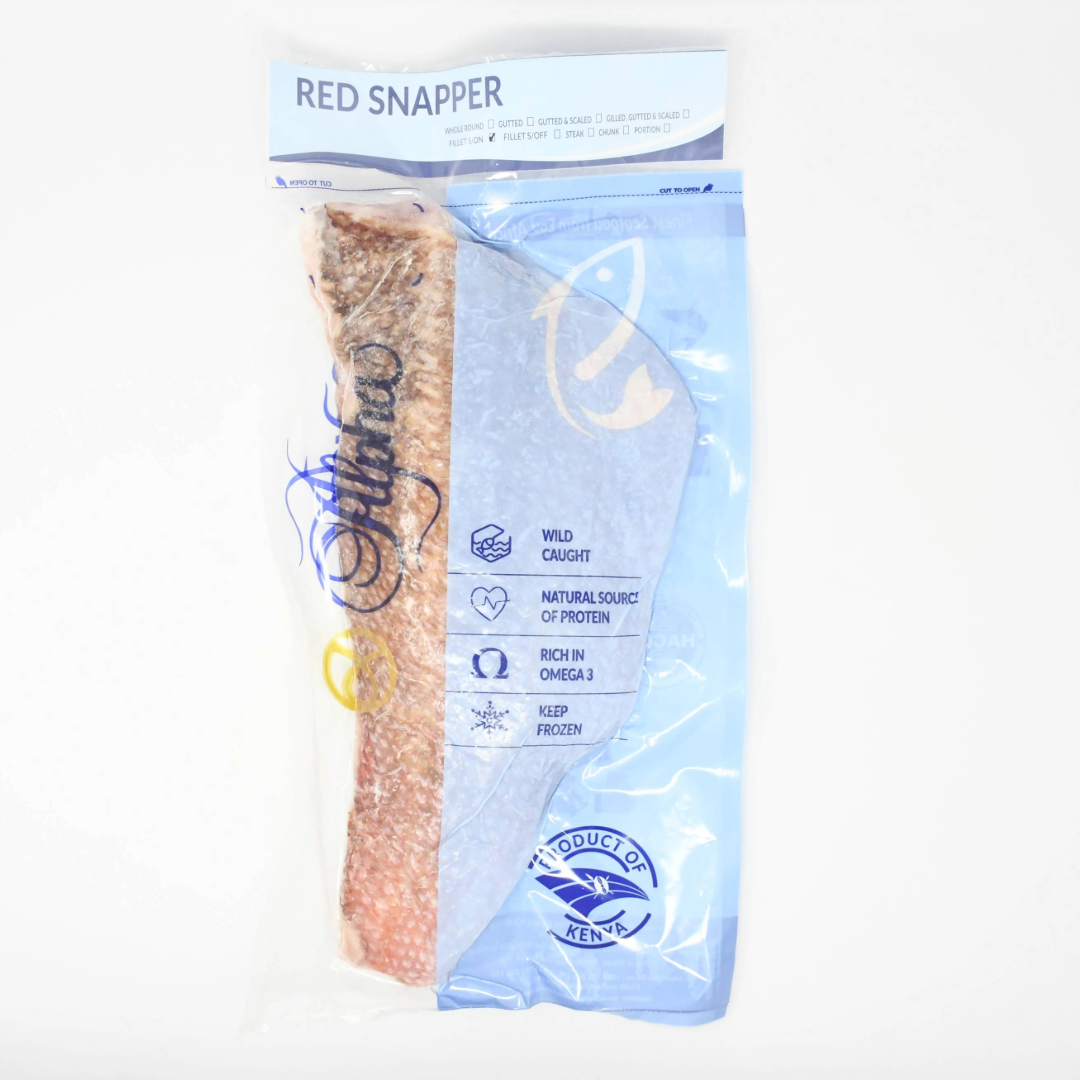 FROZEN RED SNAPPER FILLET SKIN ON