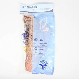 FROZEN RED SNAPPER FILLET SKIN ON (900g-1.1kg)