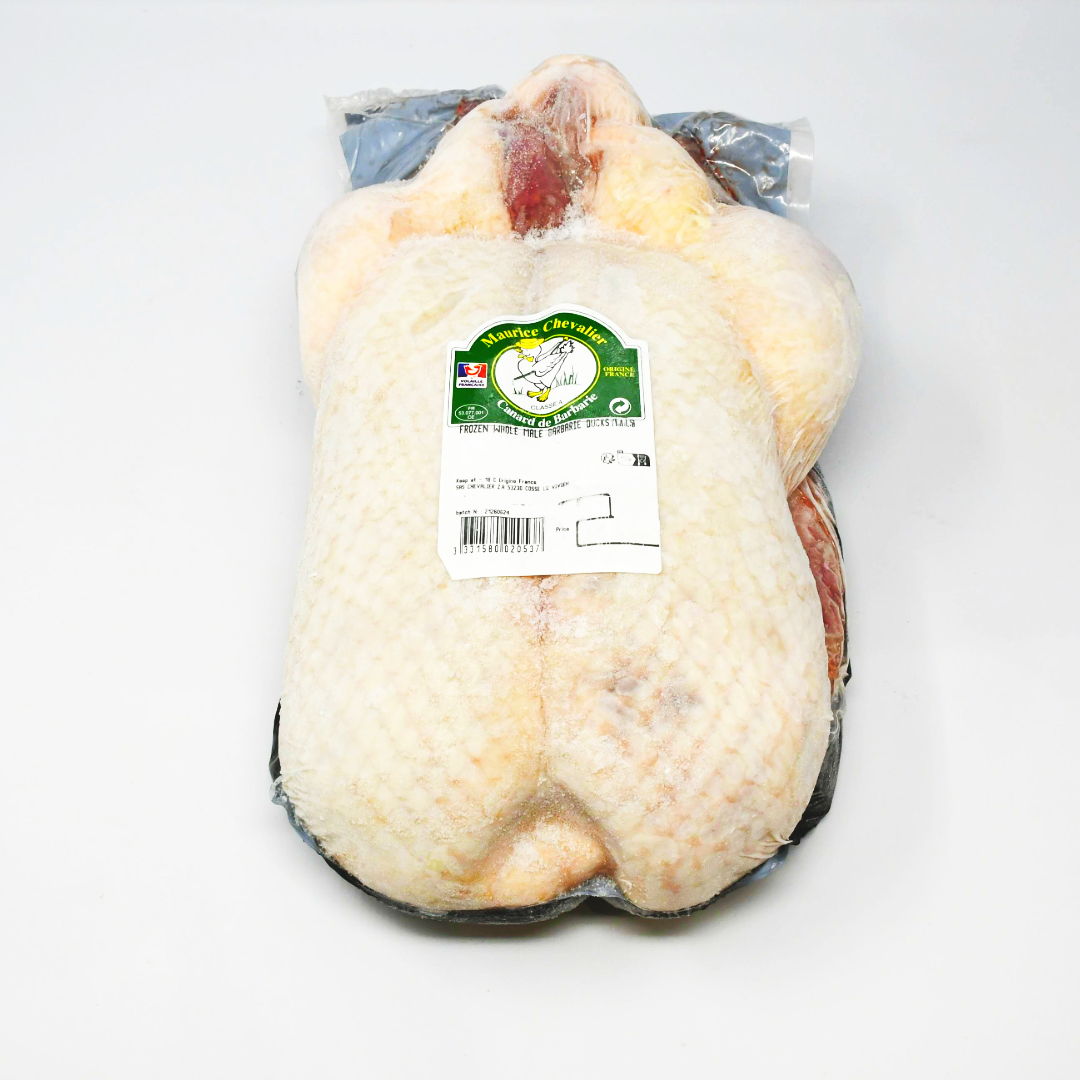 IMPORTED FRENCH BARBARIE WHOLE MALE DUCK (without giblets)