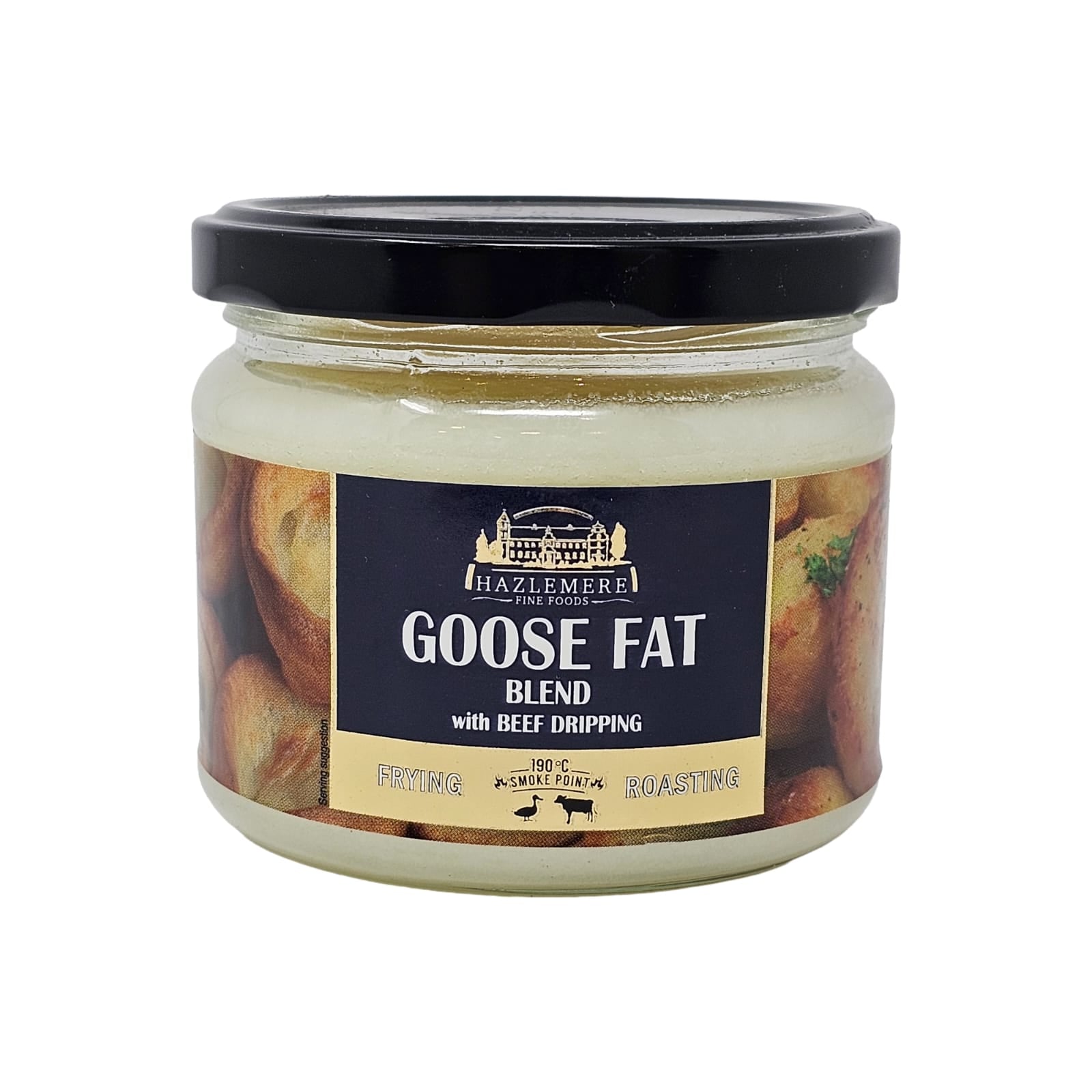 HAZELMERE GOOSE FAT WITH BEEF DRIPPING (220g)