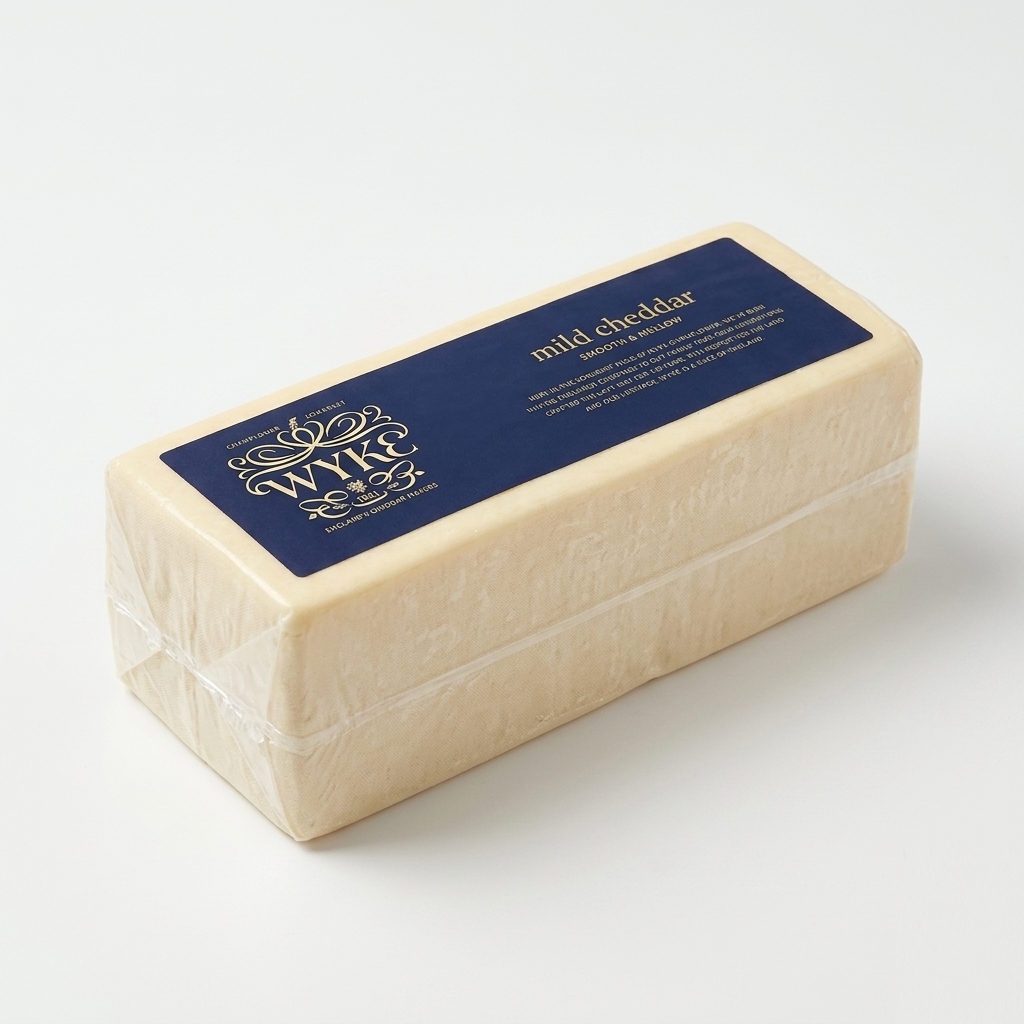 WYKE FARM MILD CHEDDAR *WHITE* (220-250g Block)