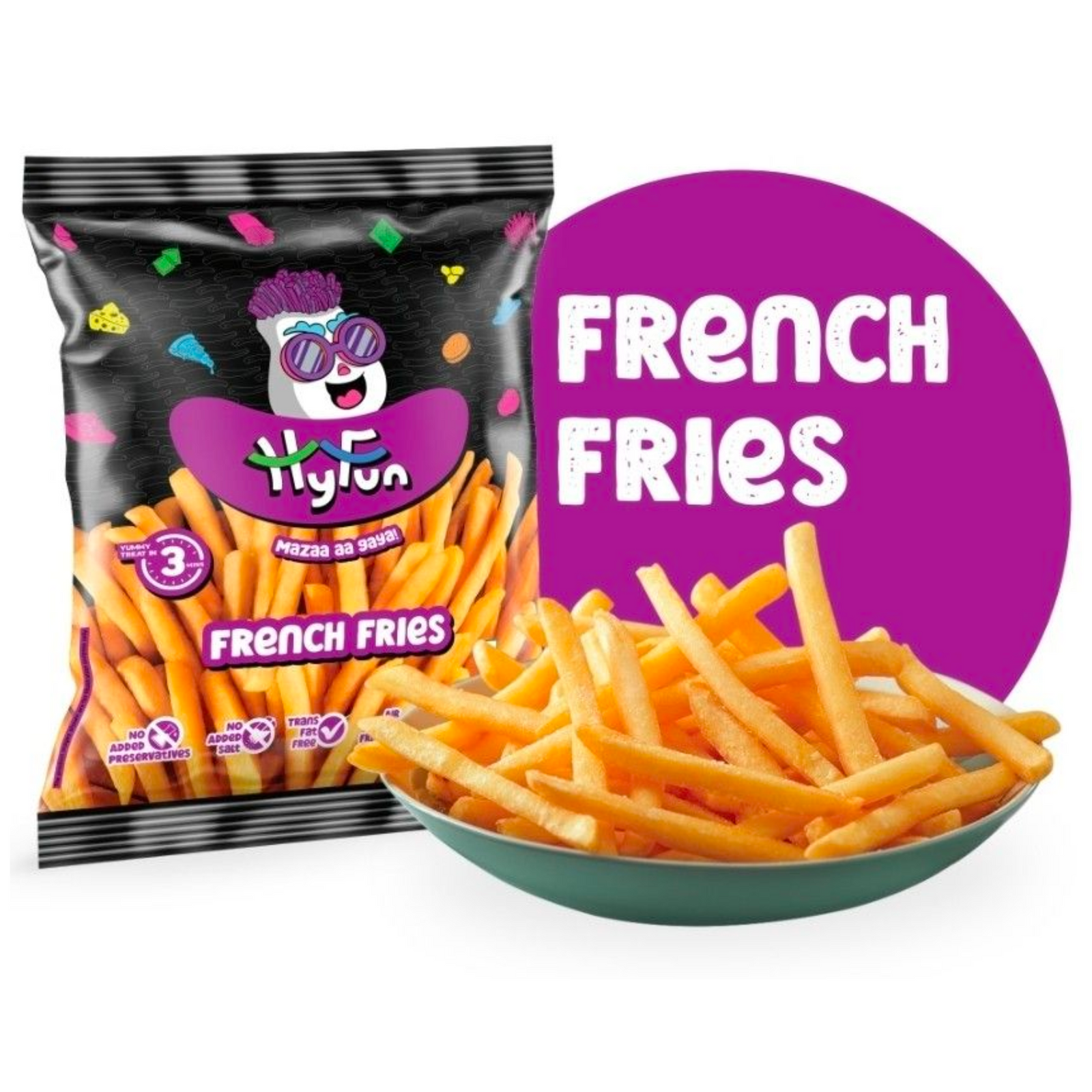 HYFUN FRENCH FRIES (STRAIGHT CUT) (1kg)