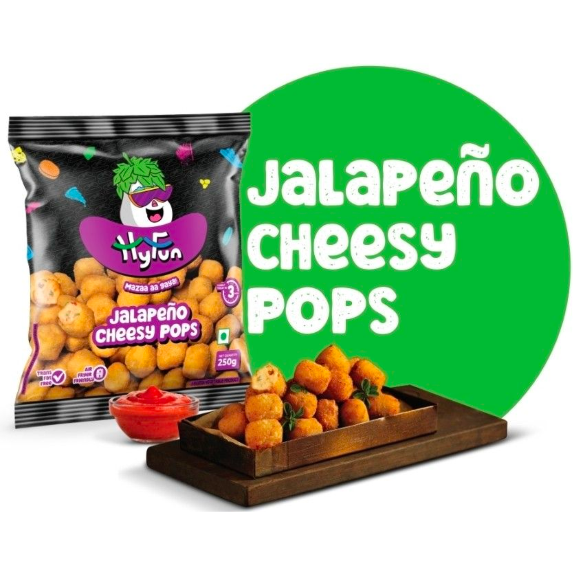 HYFUN JALAPENO CHEESY POPS (250g)