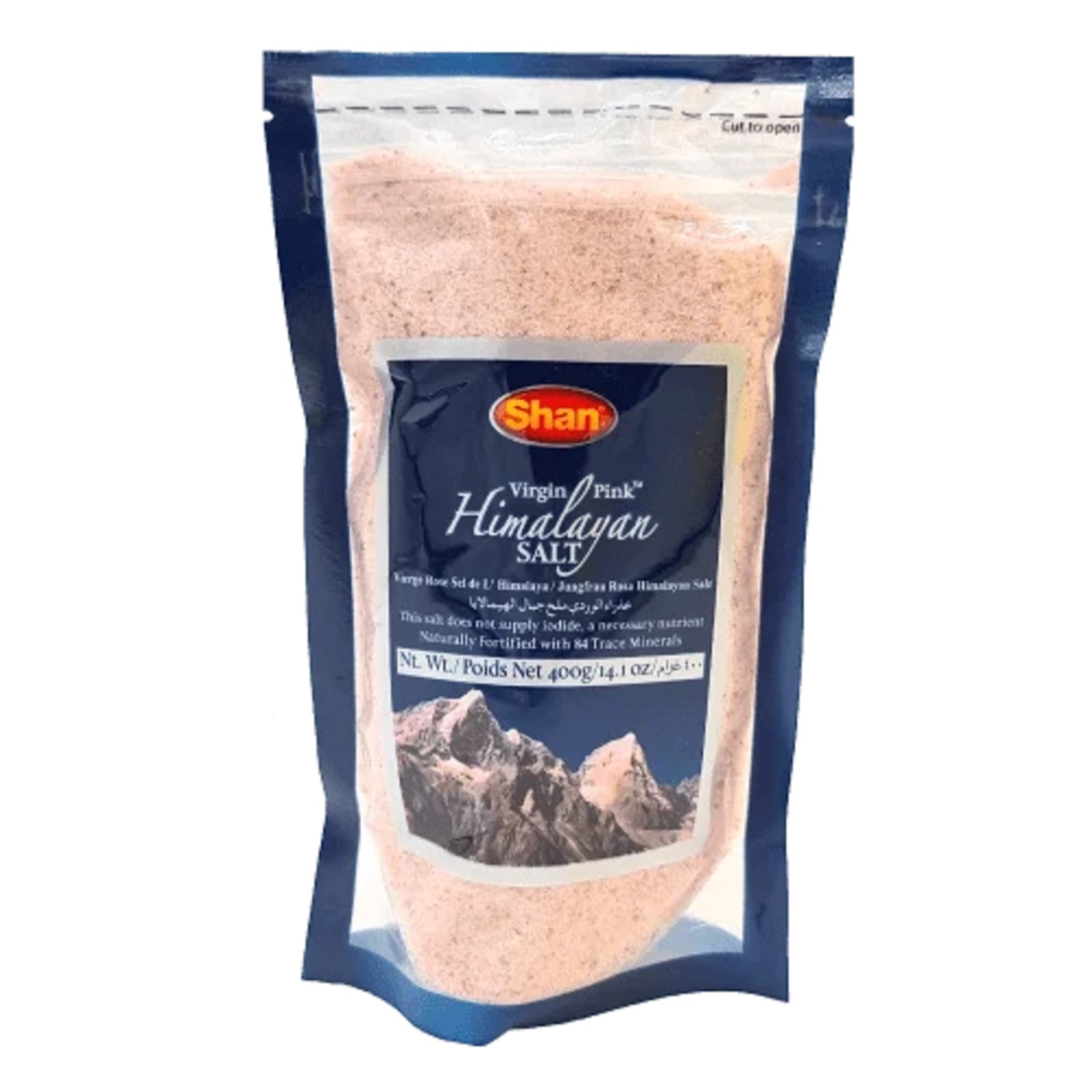 SHAN VIRGIN PINK HIMALAYAN SALT (400g)