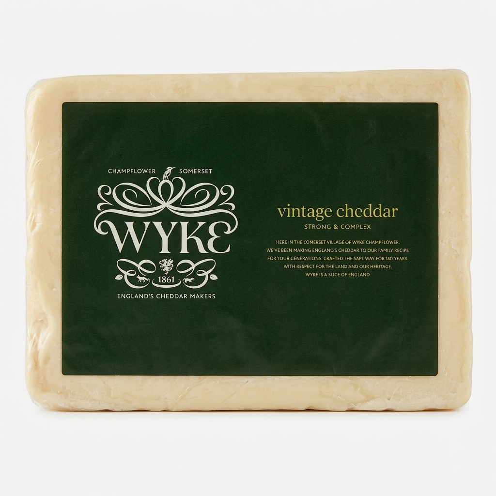 WYKE FARM VINTAGE CHEDDAR (220-250g Block)