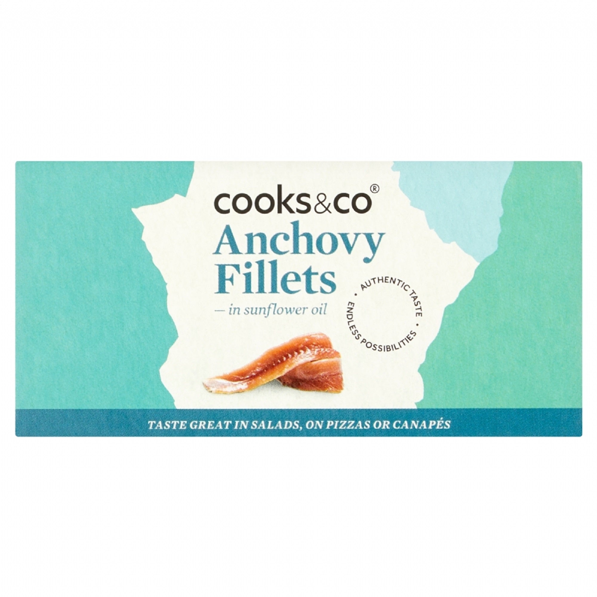 COOKS & CO. ANCHOVY FILLETS IN OIL (50g)