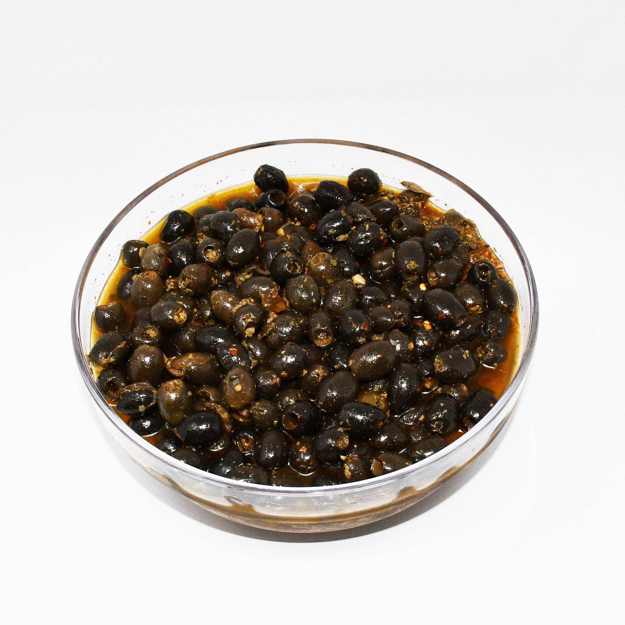 BLACK SPICY OLIVES (100g)