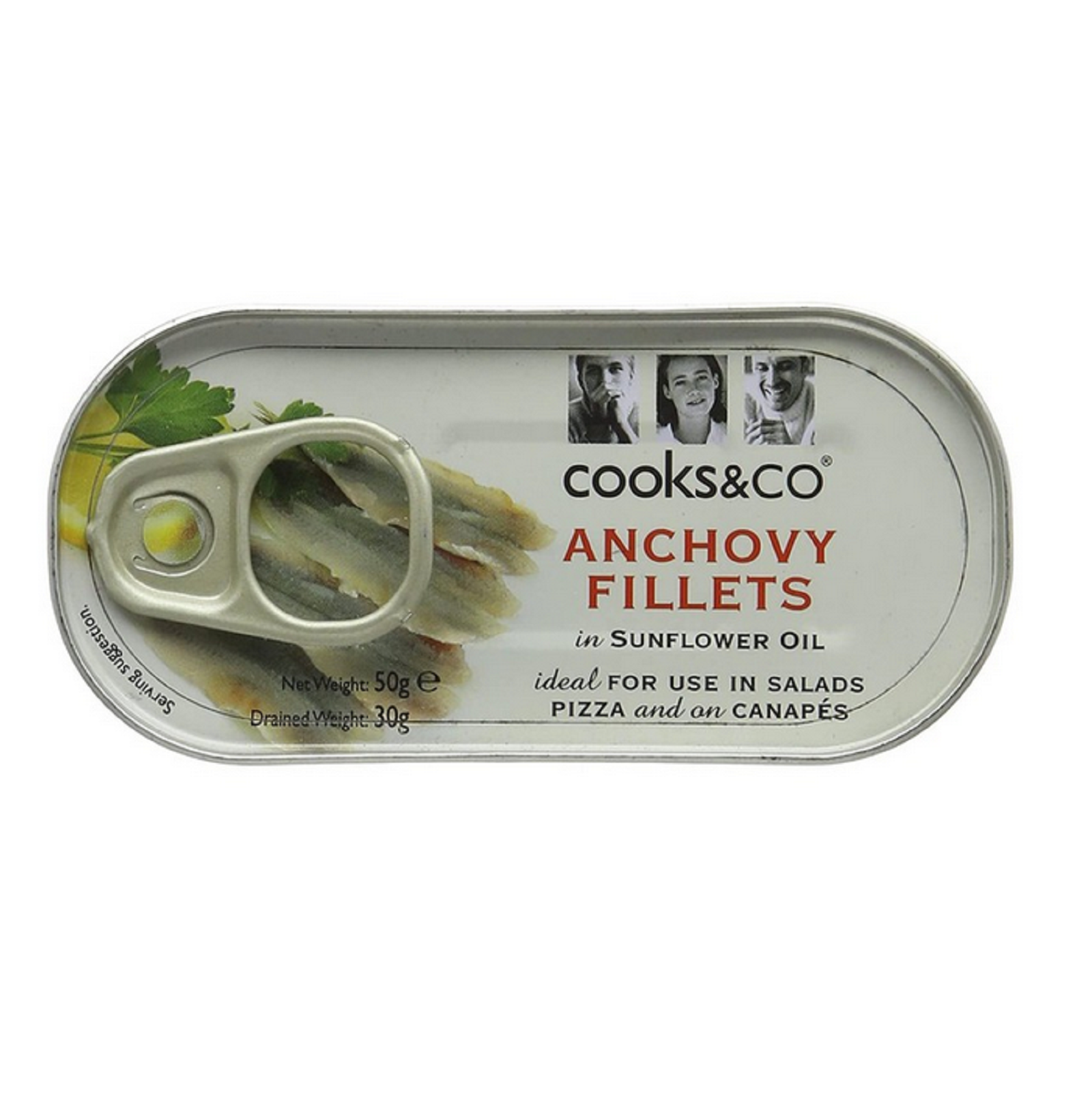 COOKS & CO. ANCHOVY FILLETS IN OIL (50g)