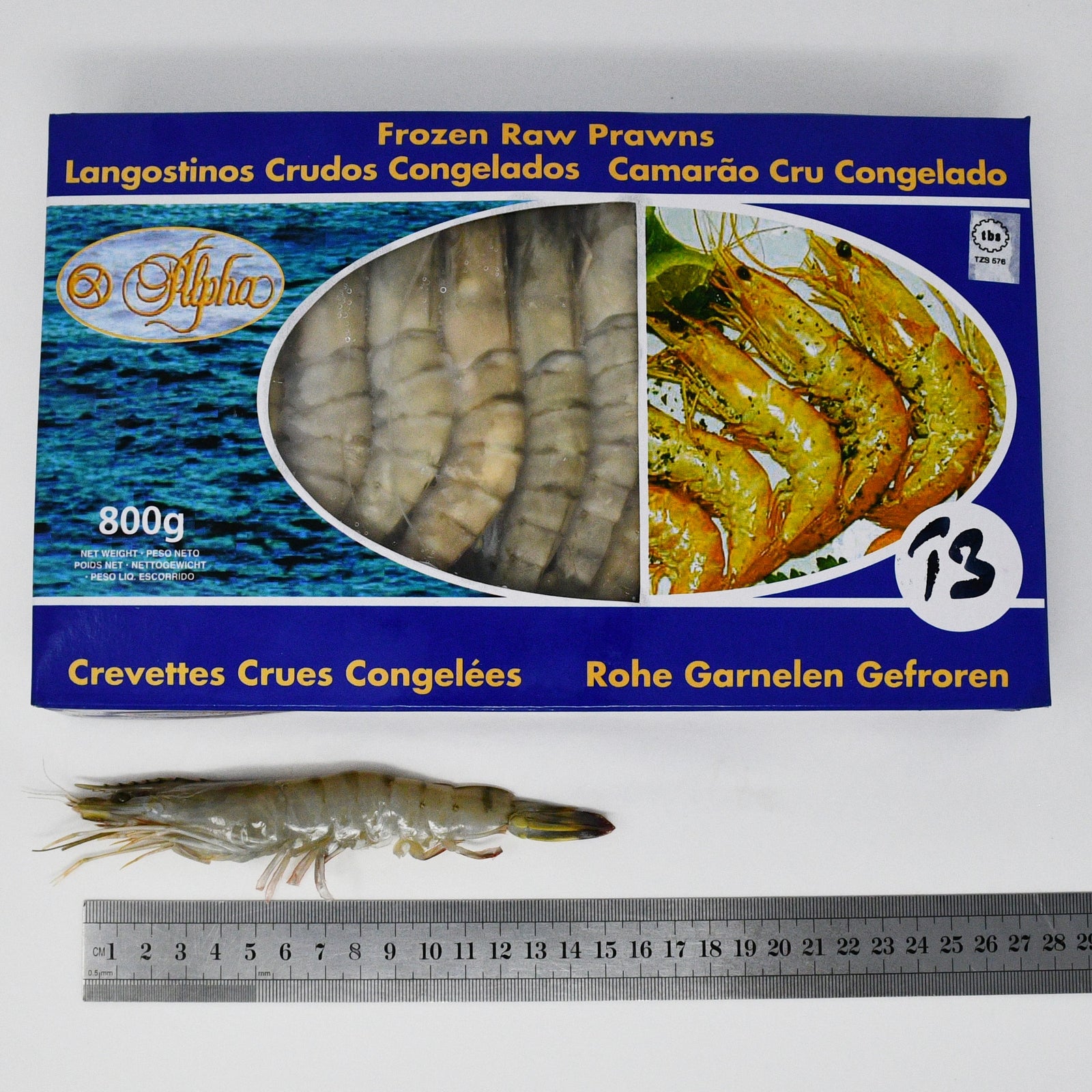 SPECIAL QUEEN TIGER PRAWNS (T3) - 800g
