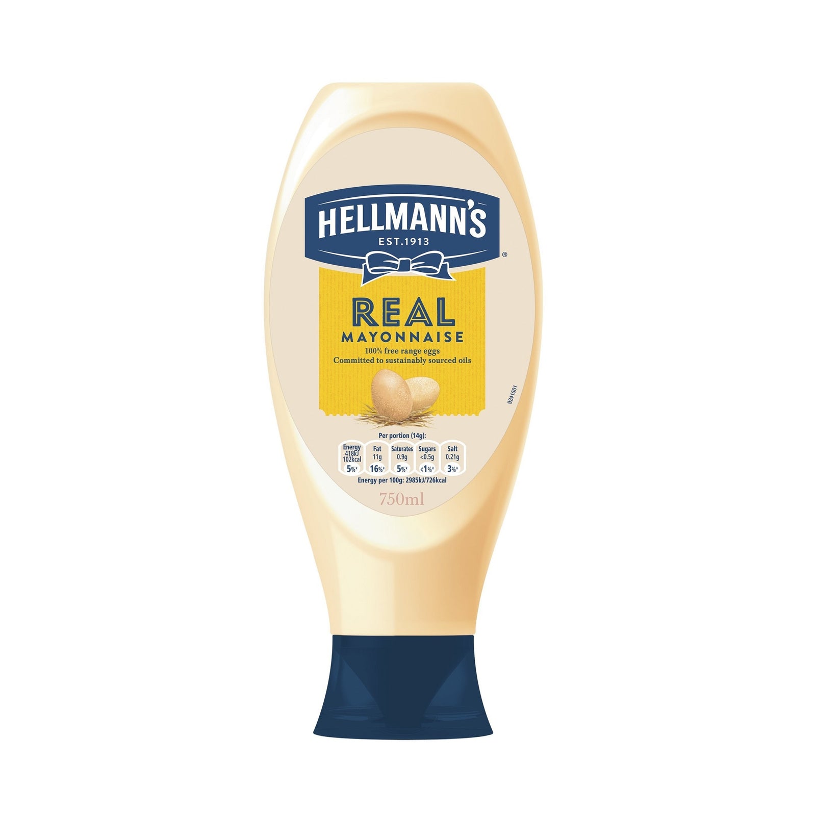 HELLMANN'S REAL MAYONNAISE SQUEEZY (750ml)