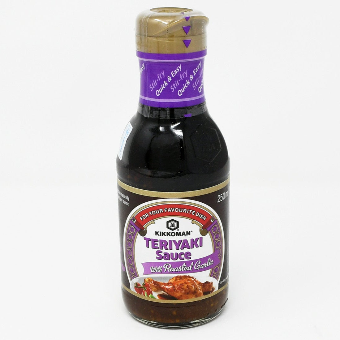 KIKKOMAN TERIYAKI SAUCE WITH ROASTED GARLIC (250ml)